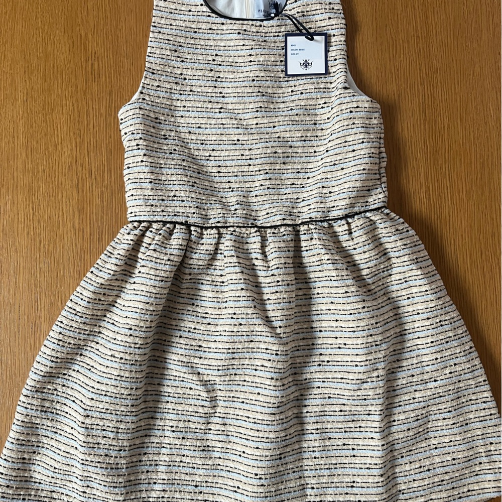 Florence Fancy NWT Blaire Dress in Beige 8Y